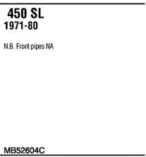 WALKER MB52604C Exhaust System
